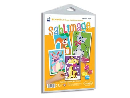 240735 sada obrazku sablimage piskove obrazky zvirata