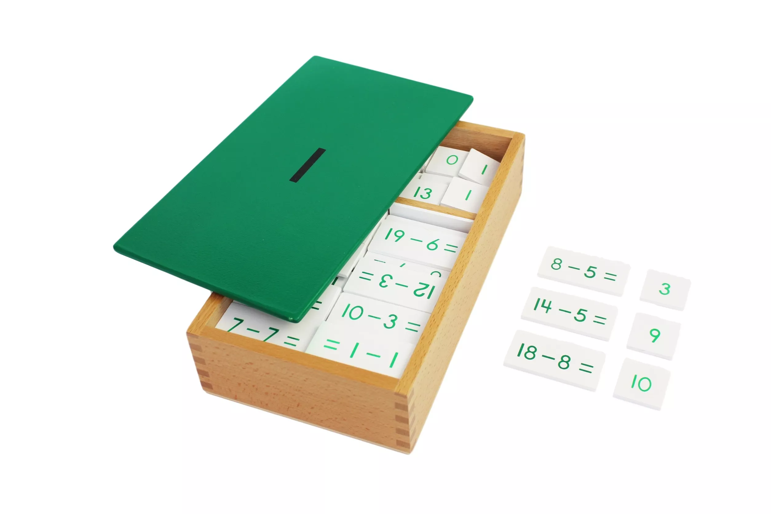 Moyo Montessori Moyo Montessori Odčítacia krabička – príklady a výsledky