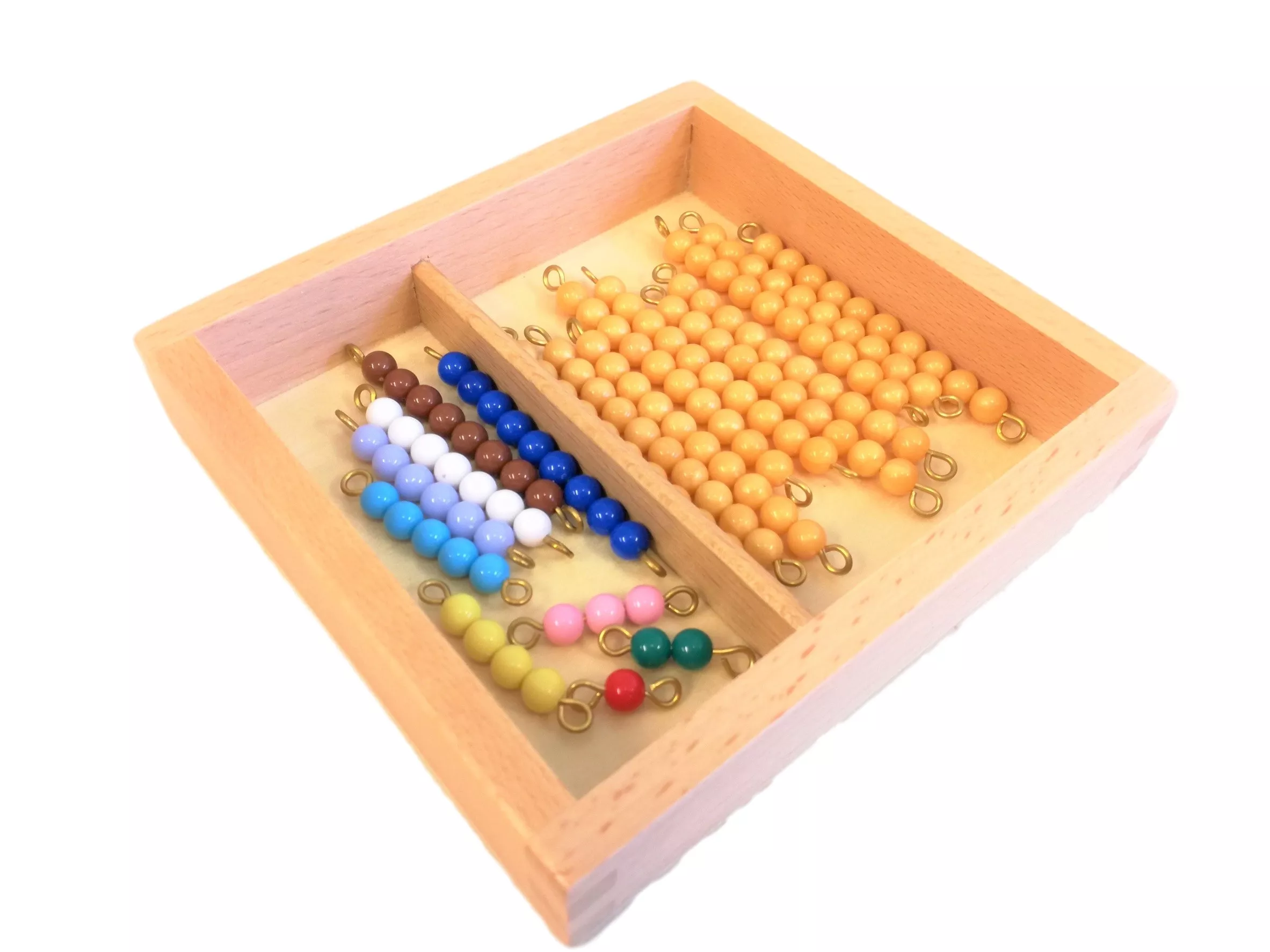 Moyo Montessori Moyo Montessori Perlové reťaze pre Seguinovu tabuľku (11-19)