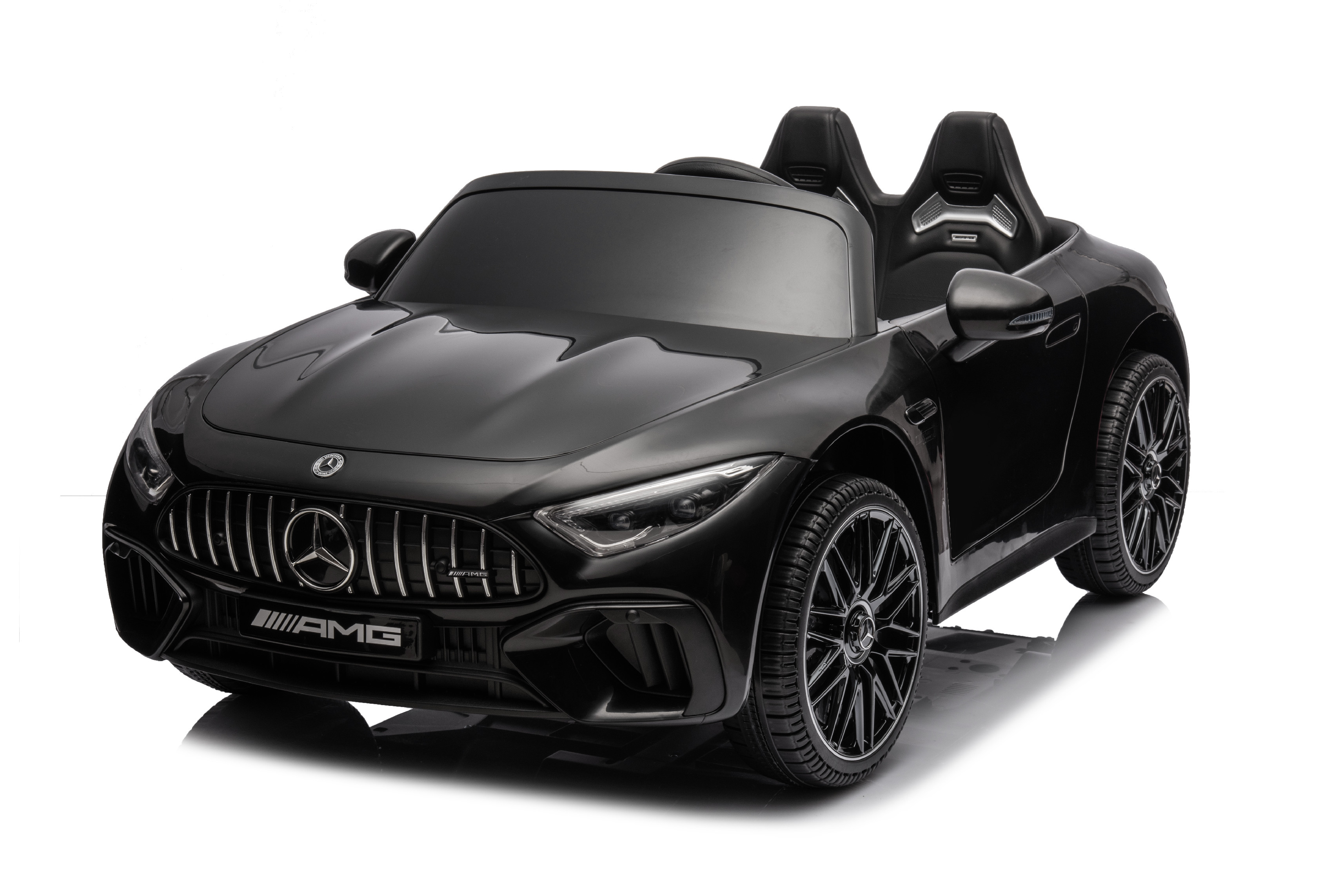Mamido Mamido Elektrické autíčko Mercedes AMG SL63 4x200W 24V čierne EVA, ECO koža