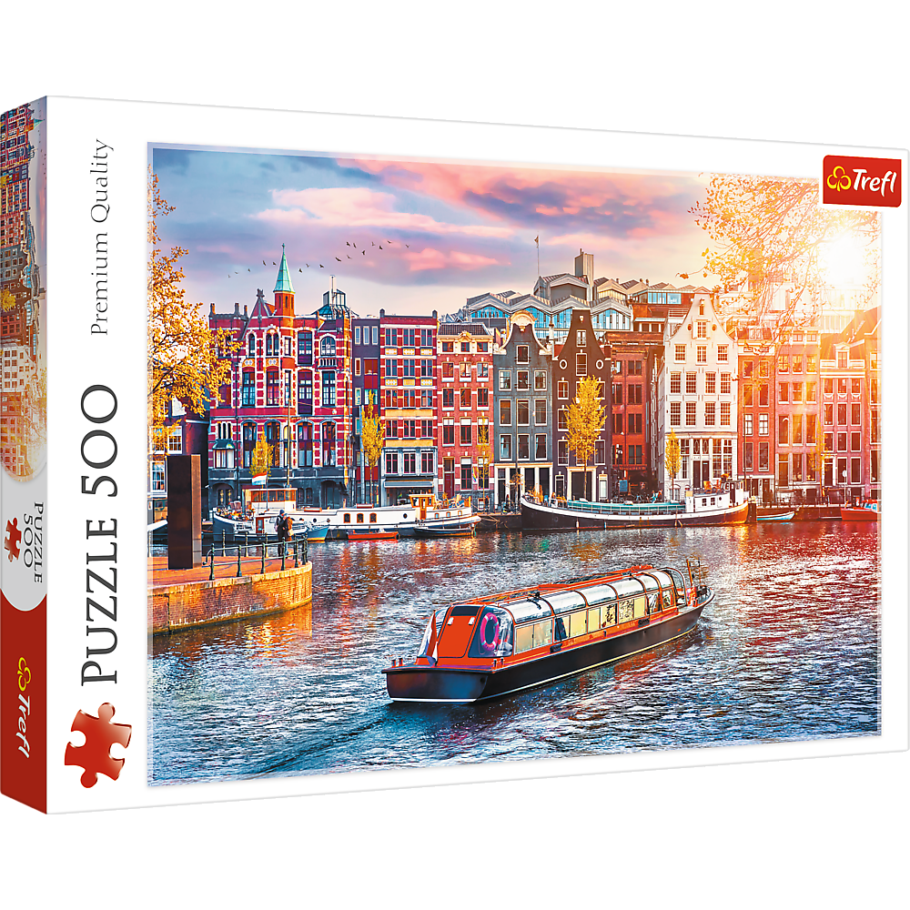 mamido Puzzle mesto Amsterdam 500 dielikov Trefl
