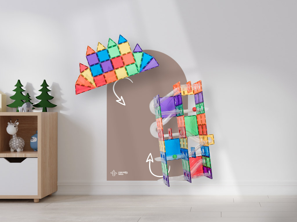 Mamido Mamido Dlaždice Magnetická tapeta na stenu Mliečny čaj MT103