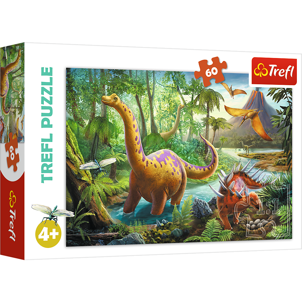 mamido Puzzle dinosaury v džungli 60 dielikov Trefl