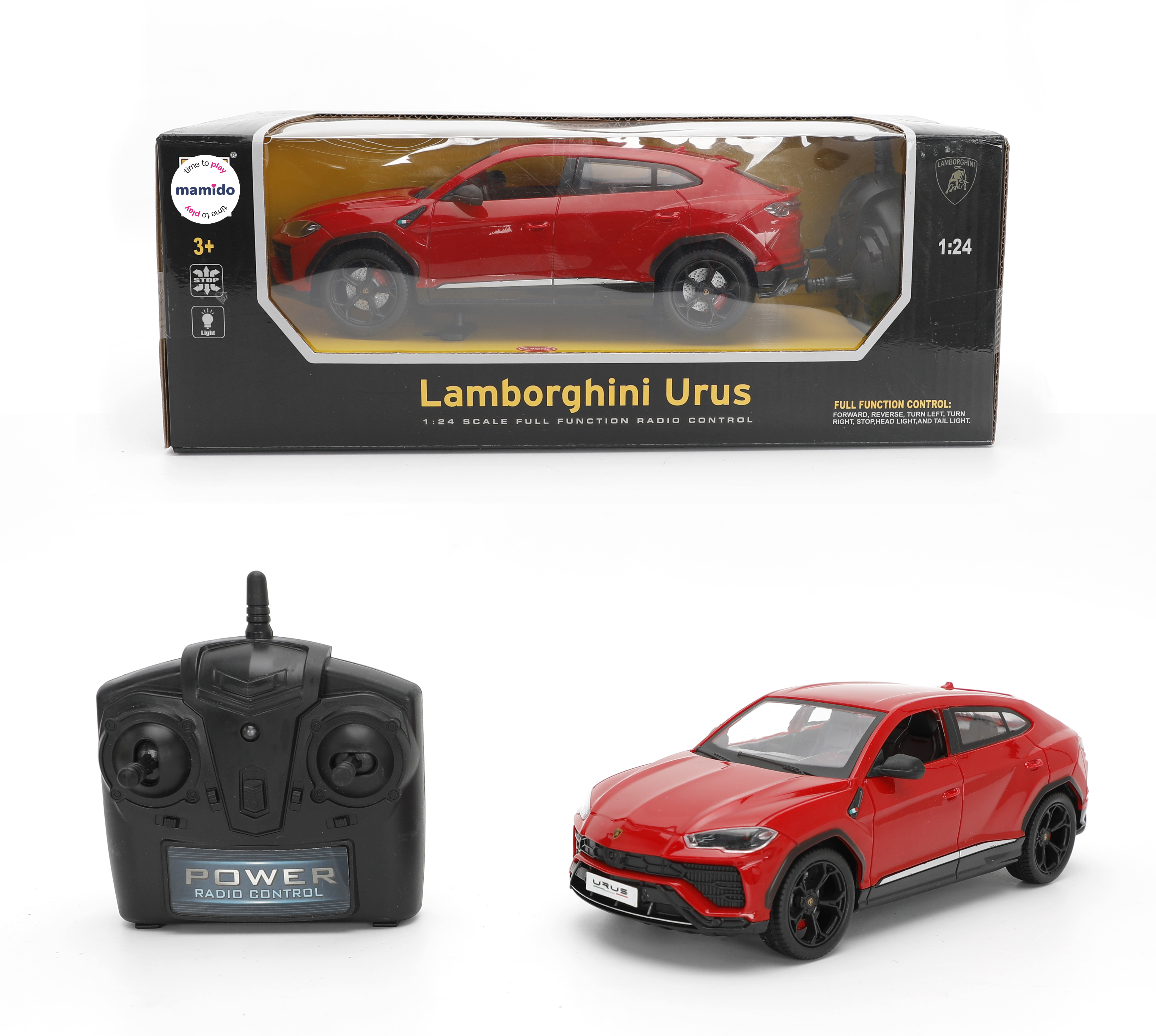 Mamido Mamido Auto na diaľkové ovládanie RC Lamborghini Urus 1:24 červené MT1331
