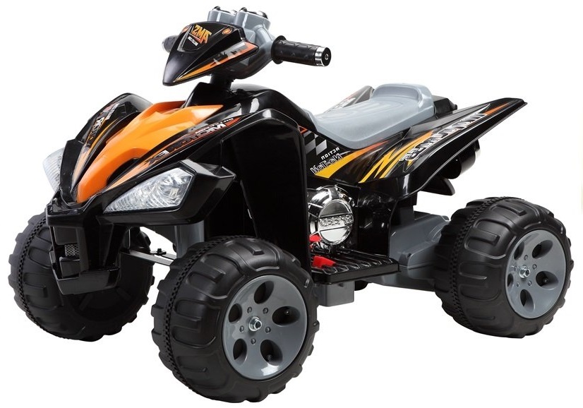 Detská elektrická štvorkolka AMS čierna - Rozbalené - L-2034