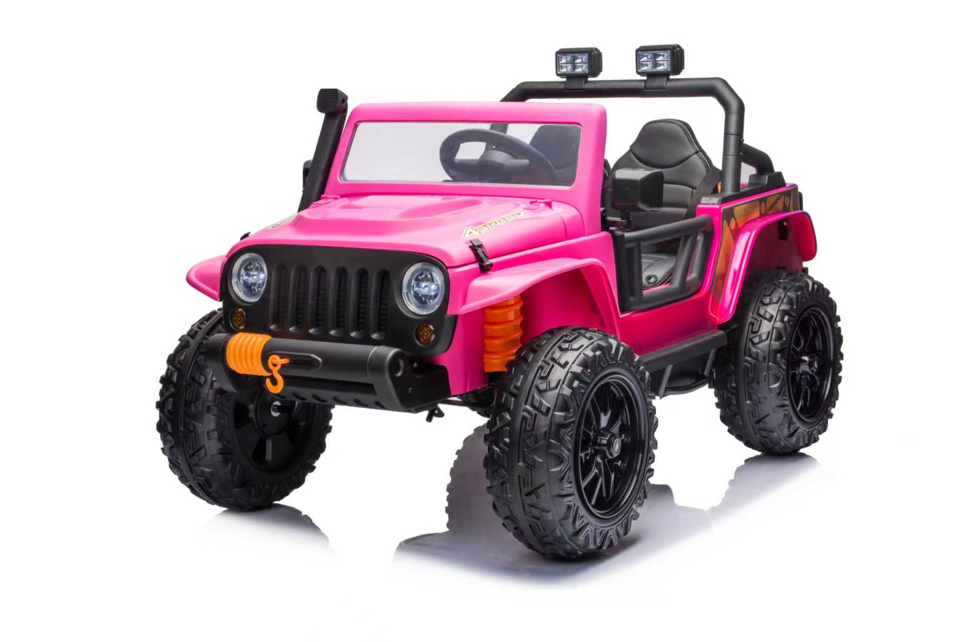 Mamido Mamido Elektrické autíčko Jeep 4Speed 24V | 4x200W ružové