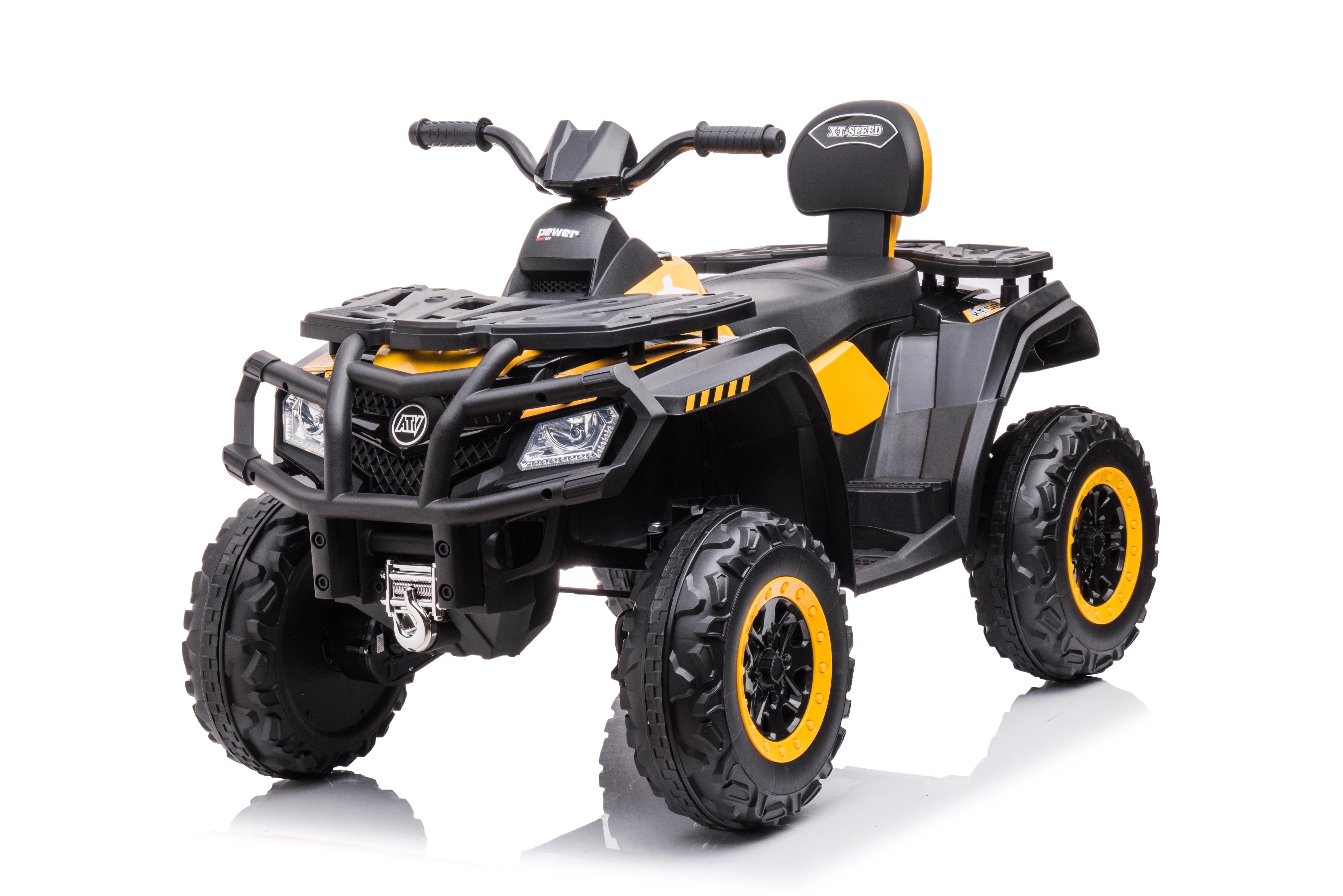 E-shop Mamido Mamido Detská elektrická štvorkolka XT-Speed 4x80W 24V žltá