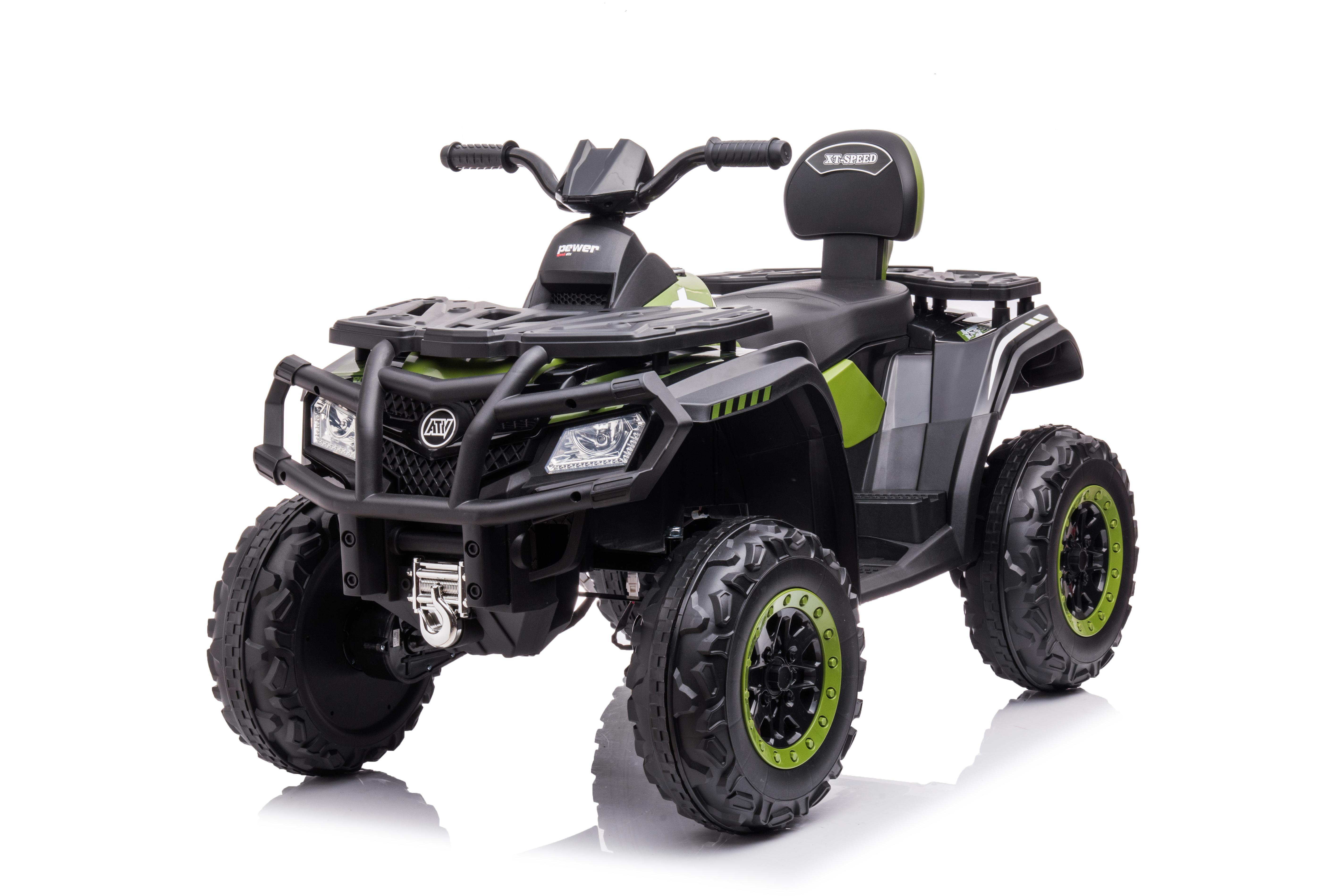 E-shop Mamido Mamido Detská elektrická štvorkolka XT-Speed 4x80W 24V zelená
