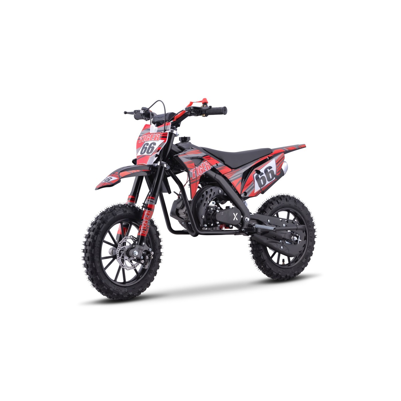 E-shop Detská benzínová motorka RamiGO TIGER 49CC červená