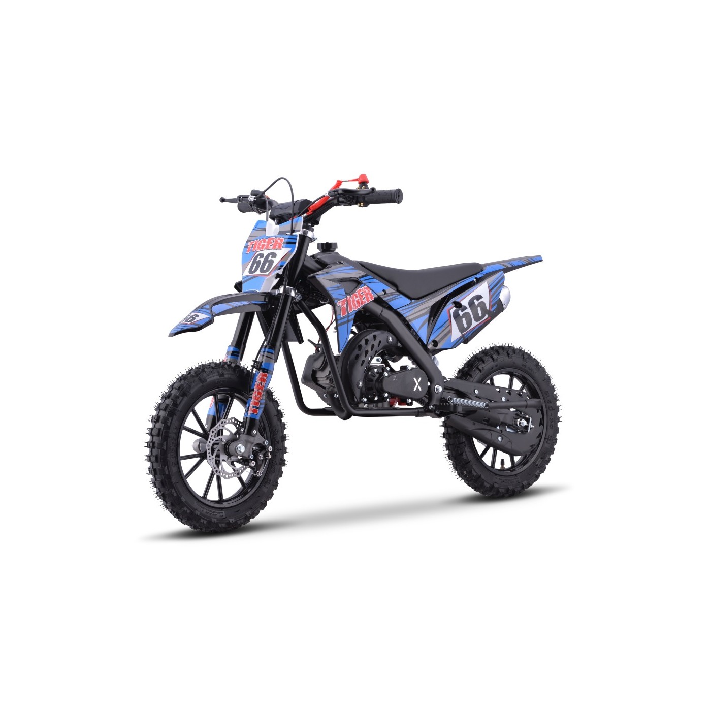 E-shop Detská benzínová motorka RamiGO TIGER 49CC modrá