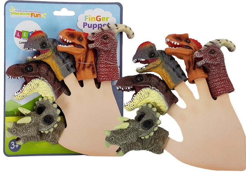 mamido Maňušky na prsty dinosaury 5 kusov