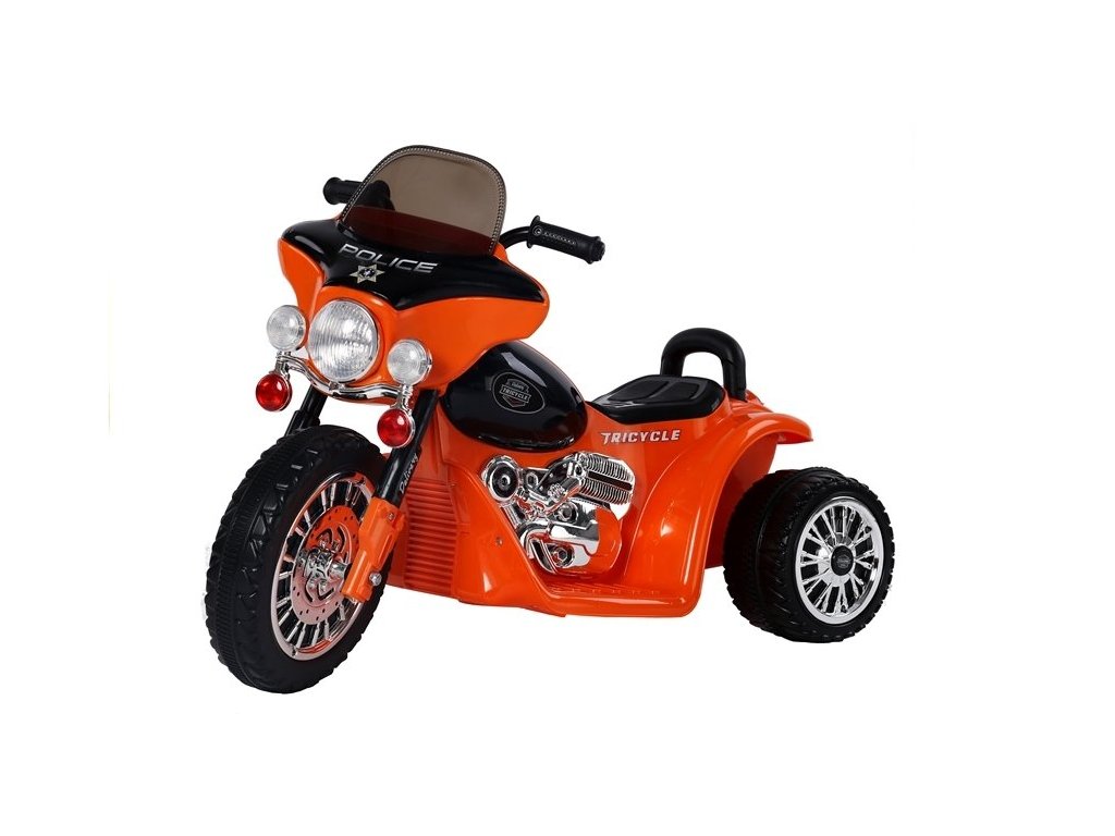 mamido Detská elektrická motorka JT568 oranžová