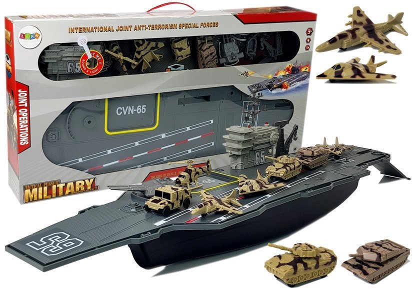 mamido Veľká vojenská loď s vozidlami 86 cm