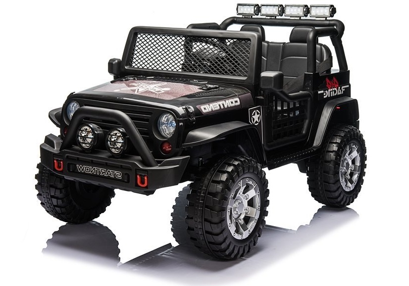 Detské elektrické autíčko XMX 4x4 lakované čierne