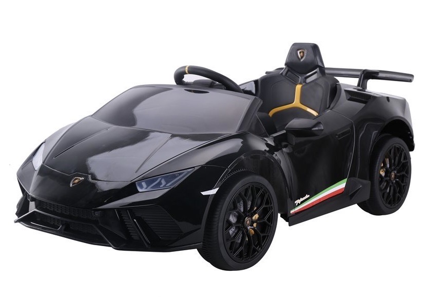 Detské elektrické autíčko Lamborghini Huracan 4x4 čierne