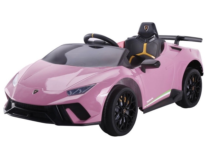Detské elektrické autíčko Lamborghini Huracan 4x4 ružové