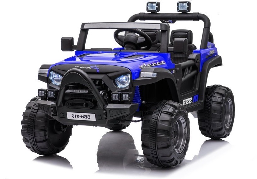Detské elektrické autíčko jeep Target modré