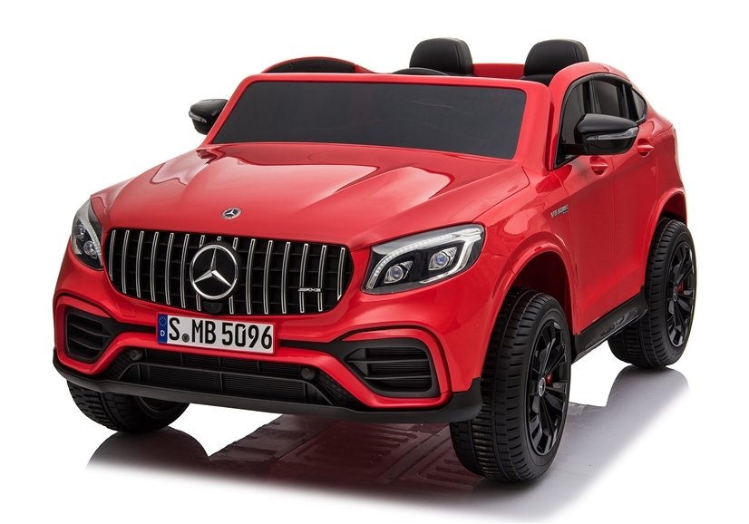 mamido Detské elektrické autíčko Mercedes GLC 63S 4x4 červené