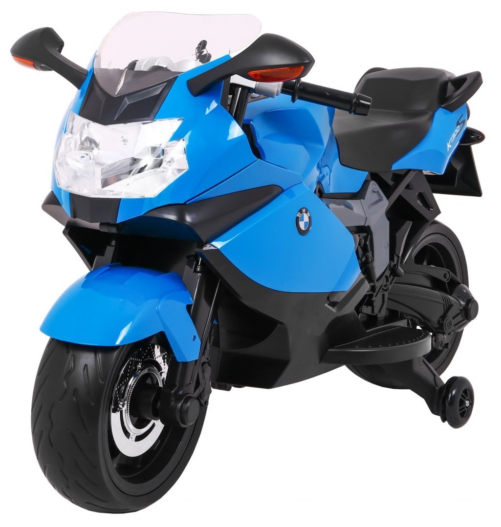 Detská elektrická motorka BMW K1300S modrá