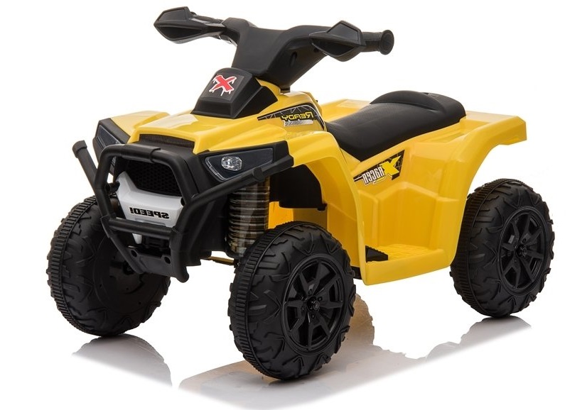 Detská elektrická štvorkolka X Racer žltá