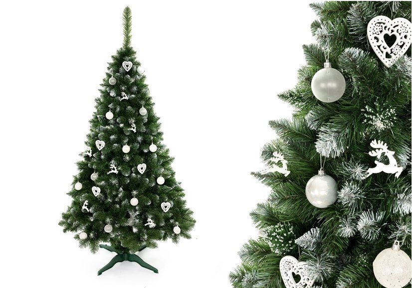E-shop Umelý vianočný stromček borovica so snehom 220 cm