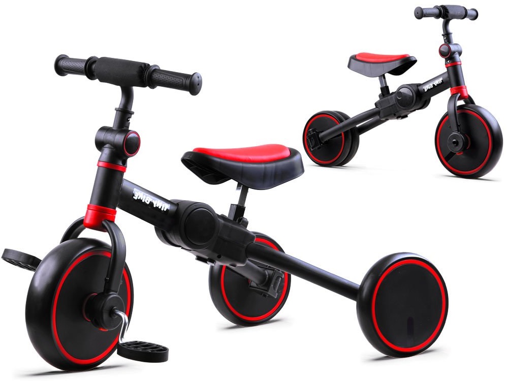 Detské odrážadlo Tiny Bike 3v1 červené