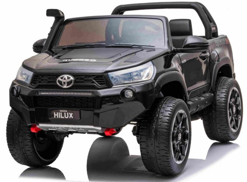 Detské elektrické autíčko Toyota Hillux čierne