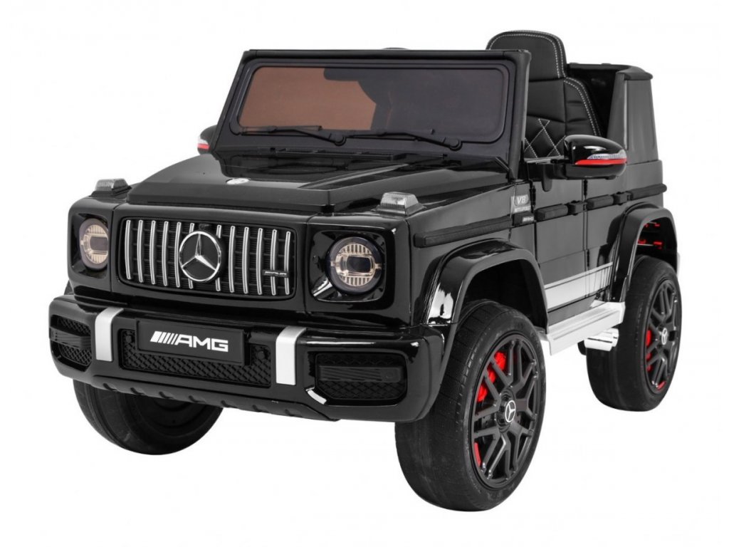 E-shop Detské elektrické autíčko Mercedes G63 AMG MAXI lakované čierne