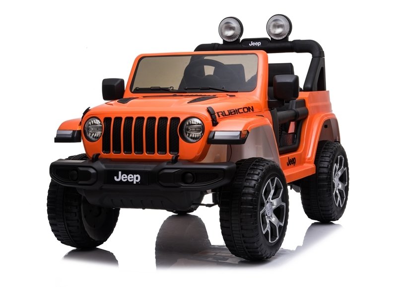 E-shop Elektrické autíčko Jeep Wrangler Rubicon 4x4 oranžové