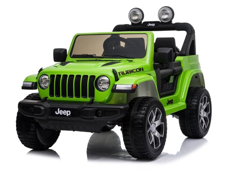 mamido Elektrické autíčko Jeep Wrangler Rubicon 4x4 zelené