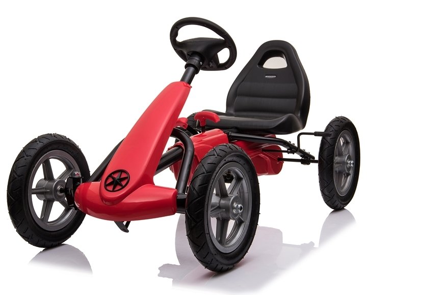 šlapacia  motokára STAR červená