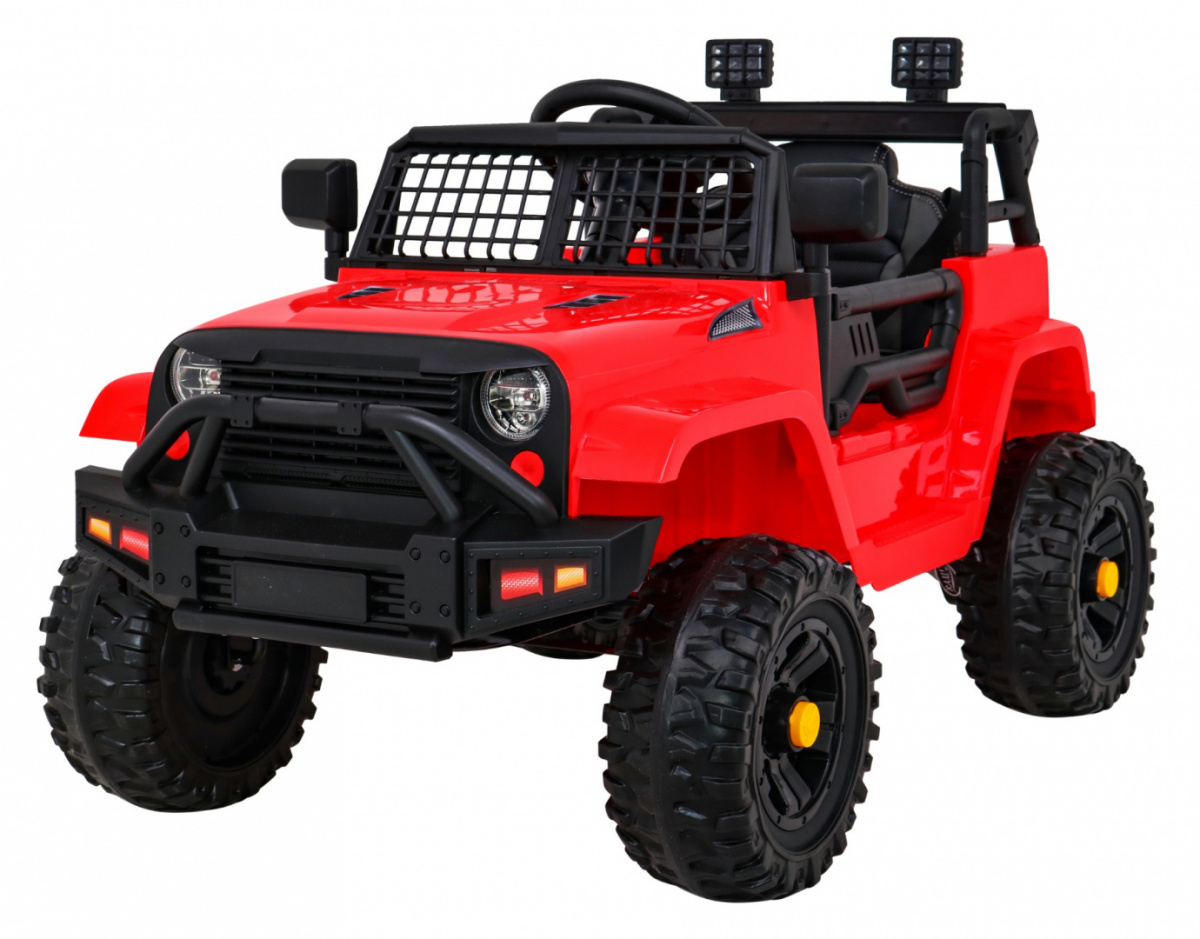 Elektrické autíčko jeep Dark Night červené