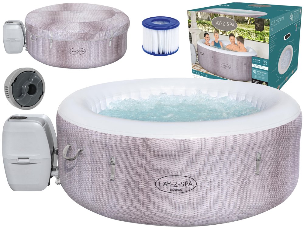 Bestway Nafukovacie vírivka Bestway Lay-Z-Spa Cancun 4 osoby