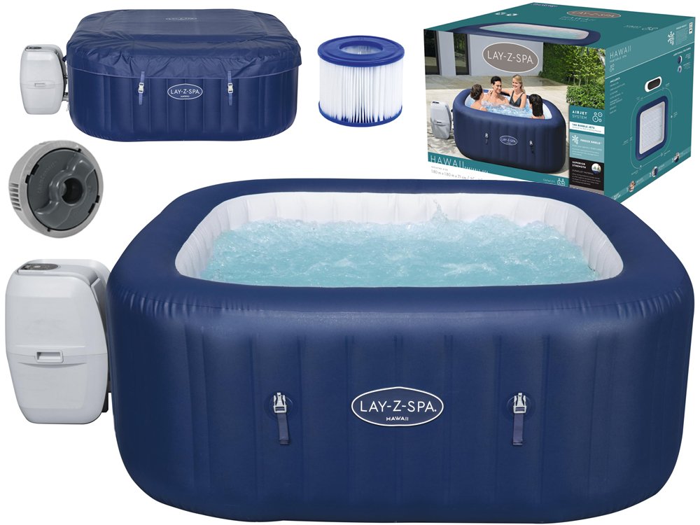 Bestway Nafukovacie vírivka Bestway Lay-Z-Spa Hawaii 4-6 osôb