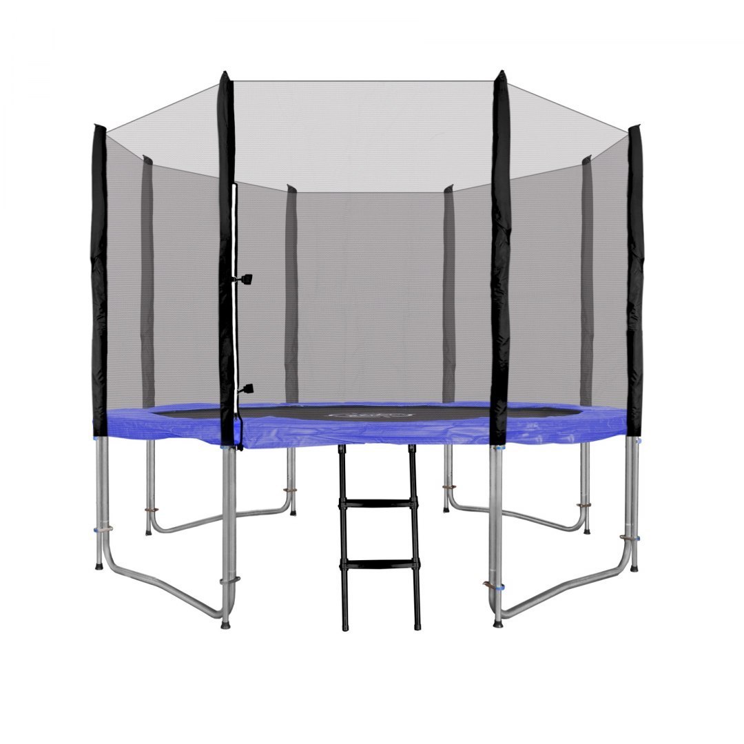 Trampolína s ochrannou sieťou a rebríkom 305 cm modrá