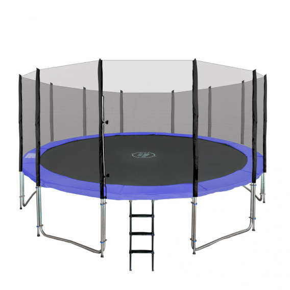 mamido Trampolína s rebríkom 487 cm modrá