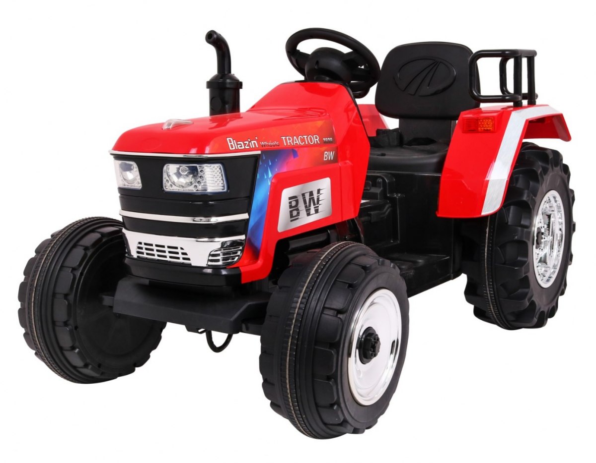 mamido Detský elektrický traktor Blazin červený