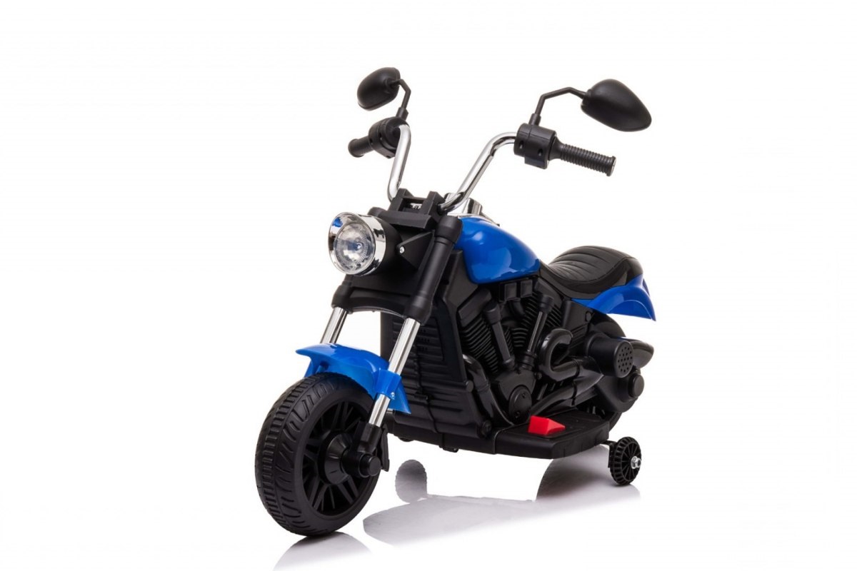 Detská elektrická motorka Chopper V-Max modrá