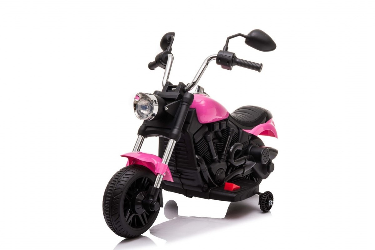 Detská elektrická motorka Chopper V-Max ružová