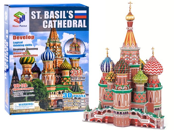 mamido 3D Puzzle Pravoslávny kostol Červeného námestia