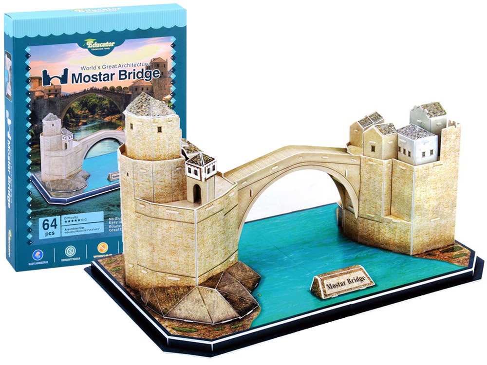 mamido 3D Puzzle Starý most v Mostare