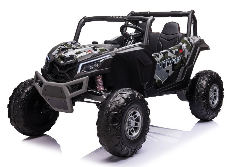 Detské elektrické auto Buggy UTV-MX 4x4 Spider lakované maskáčové