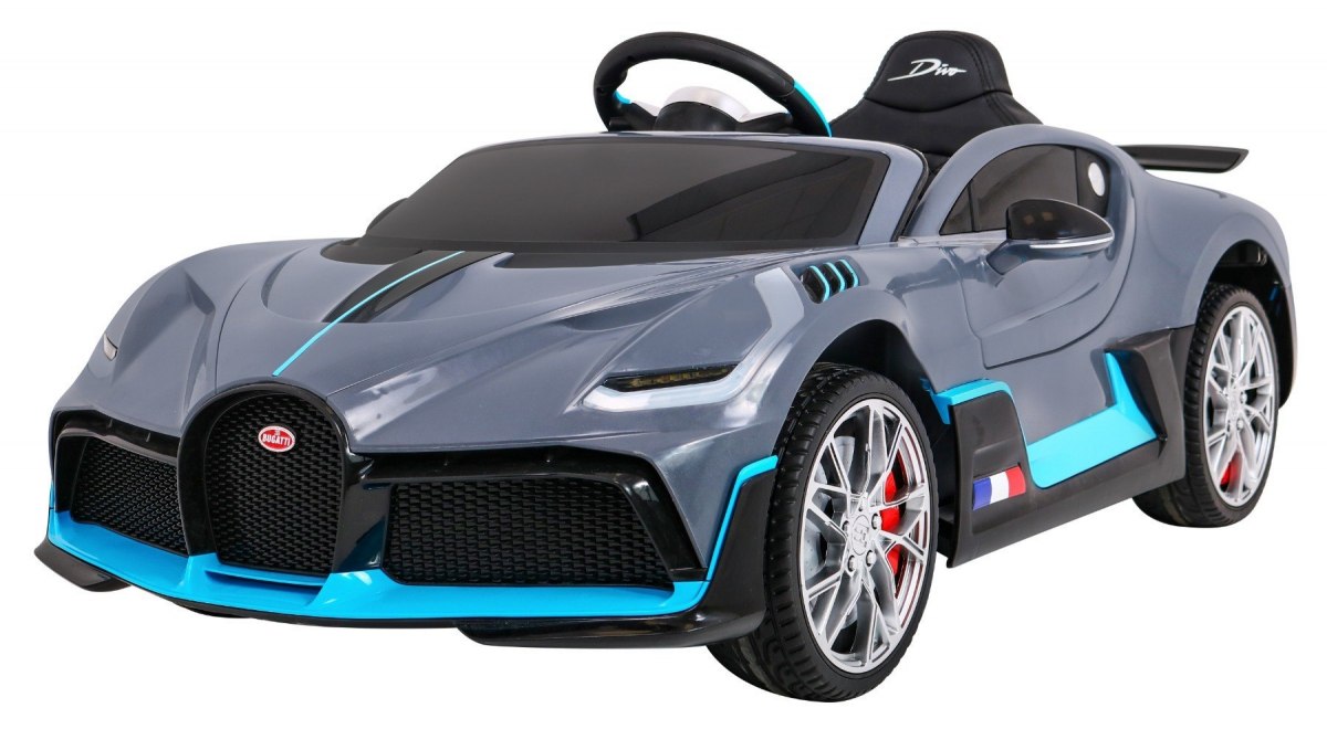 mamido Detské elektrické autíčko Bugatti Divo čierne