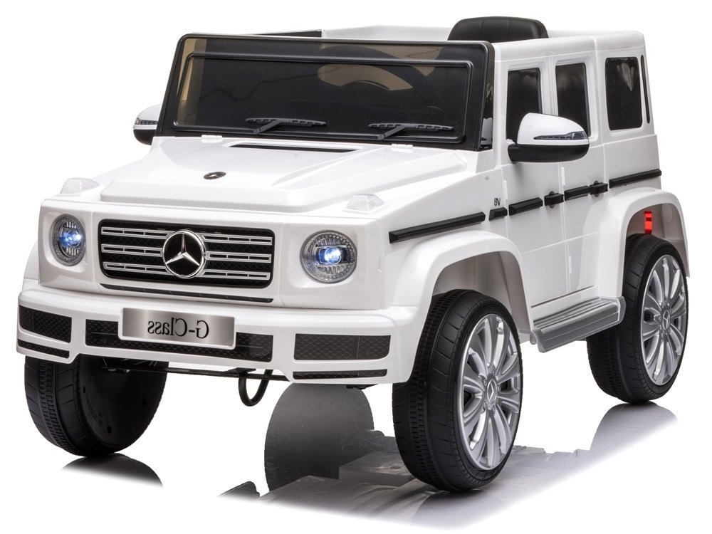 Detské elektrické autíčko Mercedes G500 biele