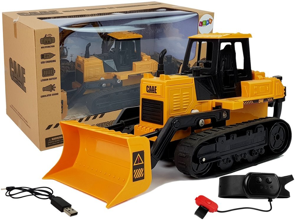 Auto na diaľkové ovládanie buldozér R / C 1:28 pásová kola