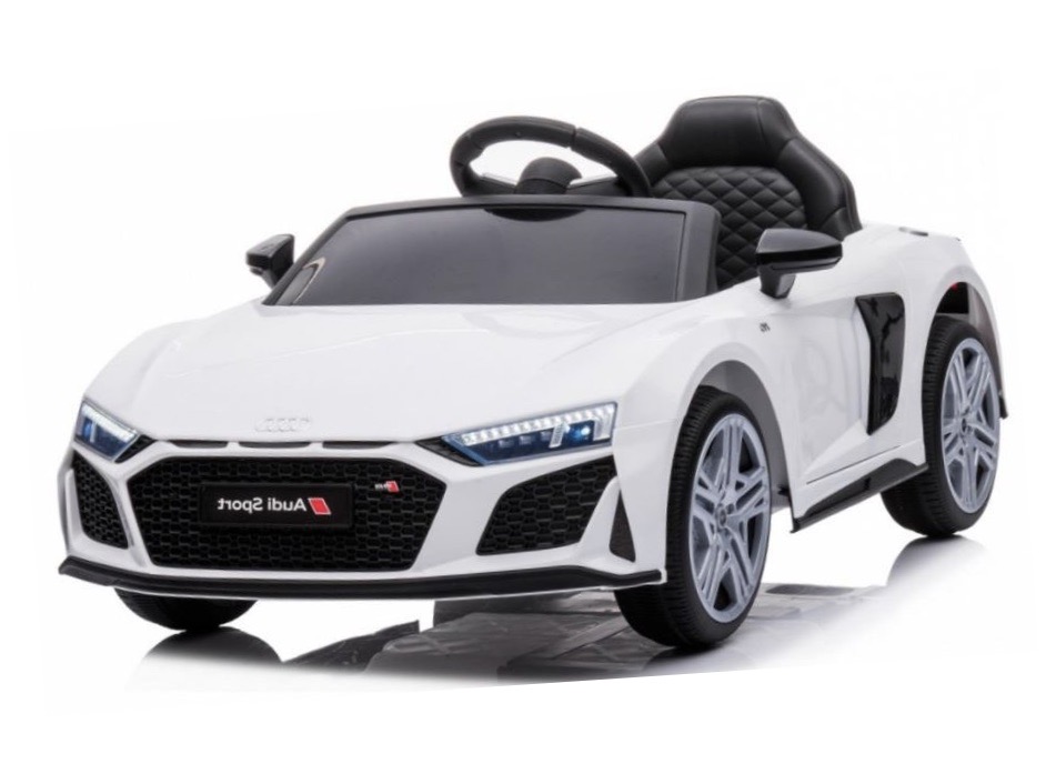 Detské elektrické autíčko Audi R8 Lift biele