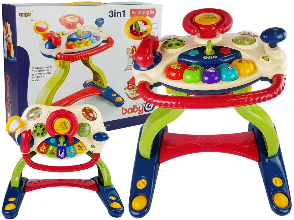 mamido Detský interaktívne stolček 3v1