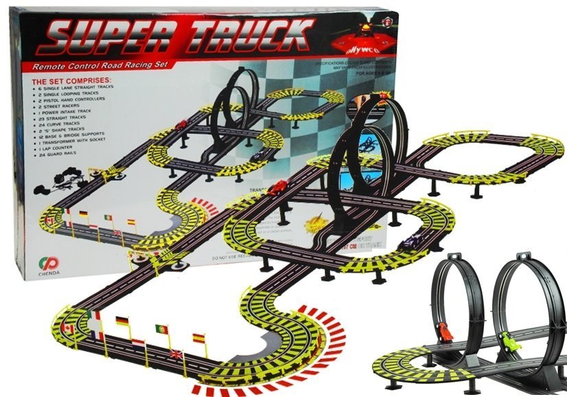 Autodráha s 2 autíčkami Super Truck