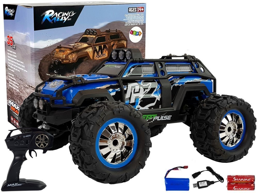 mamido Auto na diaľkové ovládanie R / C 4x4 1:18 MaxRacing 35 km / h modré