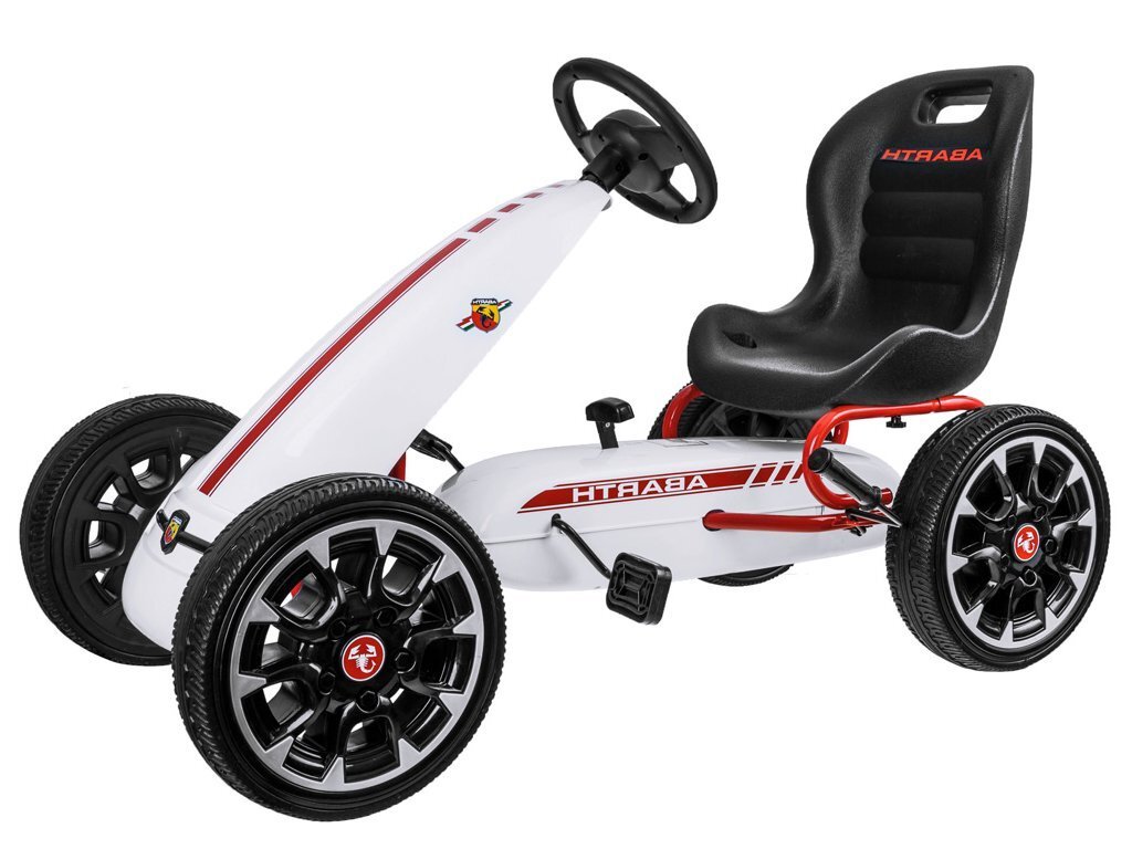 ABARTH šlapacia motokára biela